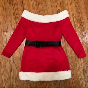 Red and White Christmas Dress